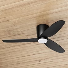 Seacliff 112cm DC Low Profile Ceiling Fan with LED Light